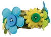 Figuren - vilt - bloemen - decoratie - set van 135 assorti