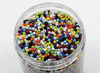 Kralen - rocaille - 2 mm - basiskleuren - pot van 500 g