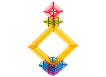 Lichtbord - piramidespel - transparant - per spel