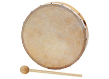 Handdrum - natuurvel - 25 cm diameter - per stuk