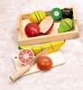 Voedingsset - imitatievoeding - fruit snijden hout - per set