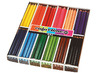 Kleurpotloden - Colortime - driekantig - dikke - klaspak - set van 144 assorti