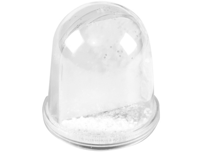 Boules à Neige - Plastique - Avec Séparation - 6,5 Cm - Set/4