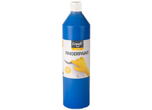 Verf - vingerverf - Creall Fingerpaint - 750 ml - blauw - per stuk