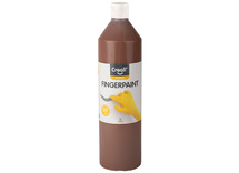 Verf - vingerverf - Creall Fingerpaint - 750 ml - bruin - per stuk