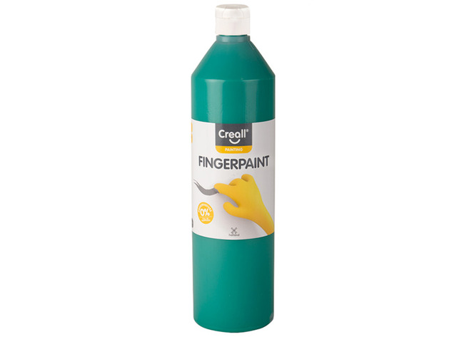 Verf - vingerverf - Creall Fingerpaint - 750 ml - groen - per stuk