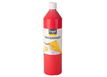 Verf - vingerverf - Creall Fingerpaint - 750 ml - rood - per stuk