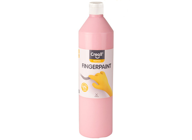 Verf - vingerverf - Creall Fingerpaint - 750 ml - roze - per stuk