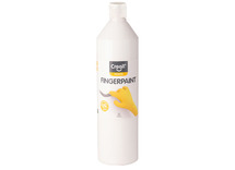 Verf - vingerverf - Creall Fingerpaint - 750 ml - wit - per stuk