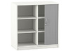 KAST - HOUT - ROLDEUREN - MET SOKKEL
