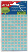 Stickers - Apli - zelfklevend - rond - 8 mm - set van 288