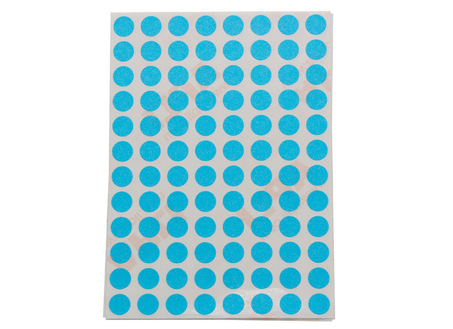 Stickers - Apli - rond - 8 mm - blauw - set van 288