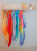 Open-ended - Grimm's - Sarah's Silks - zijden speeldoek regenboog - sjaal - per stuk