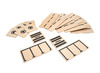 Bouwset - Just Blocks Roads - hout - set van 24 assorti