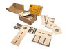 Bouwset - Just Blocks Roads - hout - set van 24 assorti