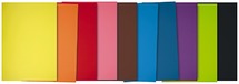 Karton - plakkaatkarton - gekleurd - 68x48 cm - 380g - assortiment van 10kl