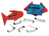 Juwelen - brochespelden - metaal - set van 30
