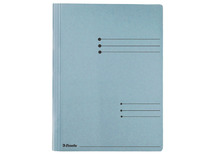 Mappen - opbergmap - Esselte - A4 - karton - met glijders - blauw - per stuk