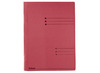 Mappen - opbergmap - Esselte - A4 - karton - met glijders - rood - per stuk