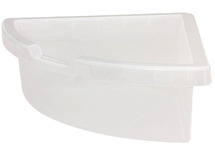 Leesmeubel - Maddox - Driehoekige Opbergkist - transparant - per stuk