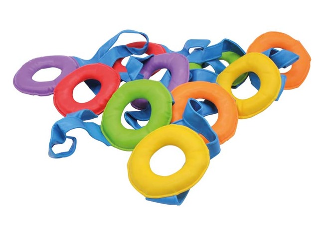 Spel - Lakeshore Learning - samen op stap - bewegen - kleurrijke ringen om veilig op stap te gaan - per stuk
