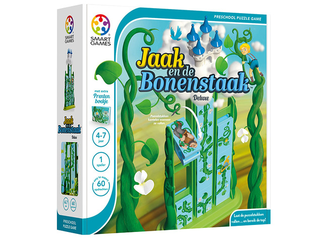 Denkspel - SmartGames Fairy Tales Jaak en de Bonenstaak Deluxe - puzzelspel - per spel