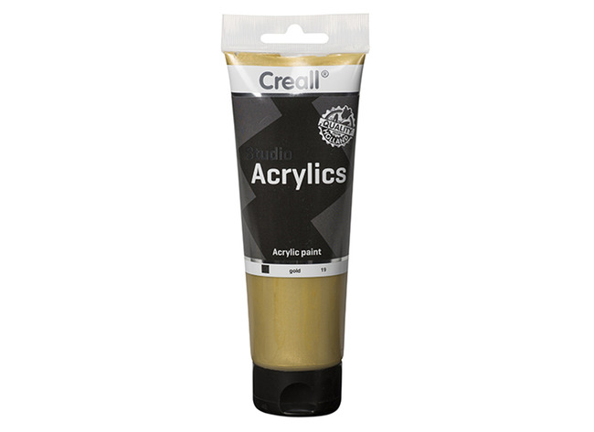 Verf - acrylverf - Creall Studio Acrylics - goud - fles van 250 ml