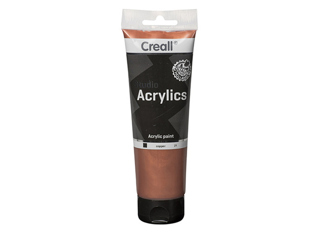 Verf - acrylverf - Creall Studio Acrylics - koper - fles van 250 ml