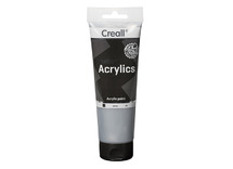 Verf - acrylverf - Creall Studio Acrylics - zilver - fles van 250 ml
