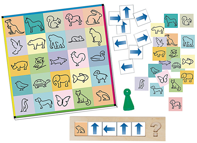 Programmeren - coderen met stappen - pijlen - codeerspel - per spel