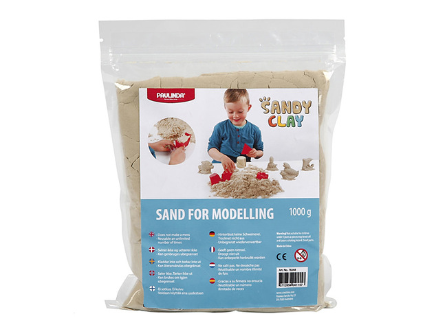 Boetseren - zand - modelleerzand - 1 kg - per stuk