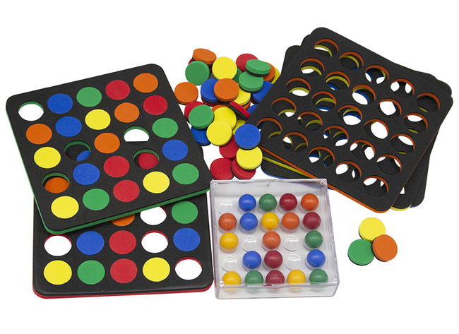 Denkspel - Speedy Match - nabouwen - kleur en vorm - per spel