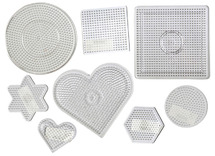 Onderplaat - vormen - voor midi kralen - set van 8 assorti