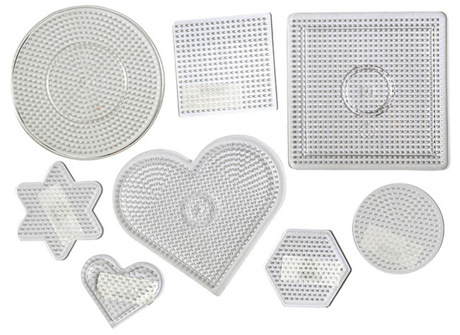 PLAQUES À PICOTS - POUR PERLES MIDI - FORMES - SET/8