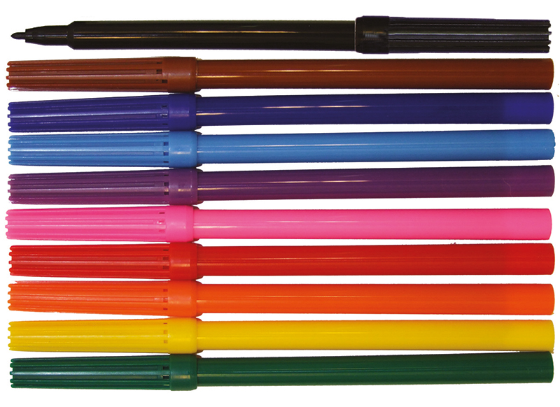 lekkage campagne Decoratief Stiften - kleurstiften - economy - dunne punt - set van 10 assorti - Baert