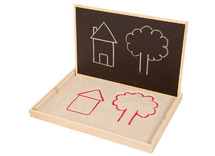 Zandkist - met schrijfbord xl - schrijfroute - schrijfbewegingen - schrijven - zand - per stuk