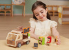 Speelgoed foodtruck - Viga - coffee truck - koffie - marktkraam - met accessoires - per set