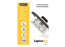 Lamineerhoezen - Fellowes Capture125 - 125 micron - A4 - glanzend - set van 250