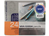 Potloden - pastelpotloden - Van Gogh Basisset - rond - etui - set van 24 assorti