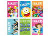Stickers - smileys - kanjer - 36 motieven - set van 720 assorti