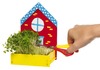Decoratiemateriaal - moestuintje - hout - set van 3