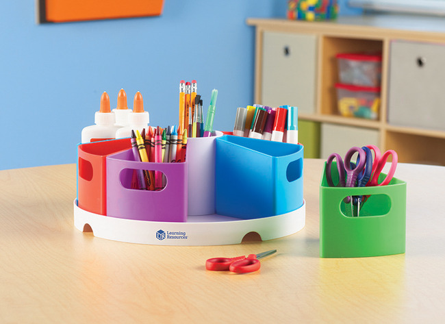 Opbergpotjes - Learning Resources Create-a-Space Storage Center - dienblad - per set