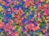 Kralen - strijkkralen - NABBI - midi - neon kleuren - voordeelpakket - set van 20000 assorti