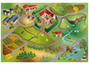 Speelmat - droomwereld - burcht, boerderij, dierentuin, piraten en meer - 100 x 150 cm - per stuk