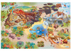 Speelmat - droomwereld - burcht, boerderij, dierentuin, piraten en meer - 100 x 150 cm - per stuk