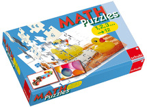Rekenpuzzel - Schubi - rekenen - 3 verschillende puzzels met 24 stukjes - per stuk