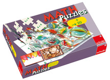 Puzzel - rekenpuzzel - Schubi - rekenen - 24 stukjes - optellen tot 20 - per stuk