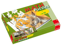 Puzzel - rekenpuzzel - Schubi - rekenen - 24 stukjes - aftrekken tot 20 - per stuk