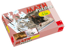 Puzzel - rekenpuzzel - Schubi - rekenen - 24 stukjes - optellen en aftrekken tot 100 - per stuk