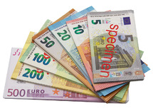 Geld - biljetten - rekengeld - set van 140 assorti